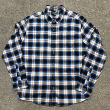 Eddie Bauer Shirt Men's XL Multicolor Plaid 100 Cotton Classic Fit Button-Down