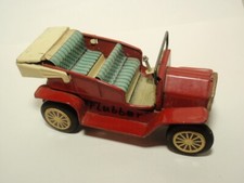 Vintage Japan Red Tin Friction Car As-Is
