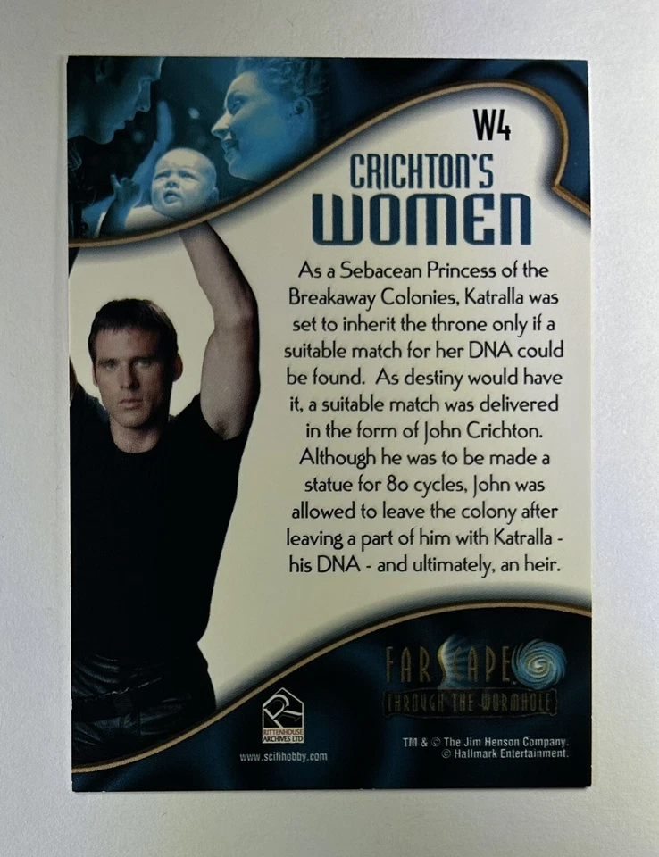 FARSCAPE 2004 THROUGH THE WORMHOLE W4 CRICHTON'S WOMEN INSERT Princess Katralla - Image 2 of 2