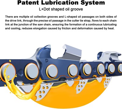 3Pack 12 Inch Chainsaw Chain 1/4