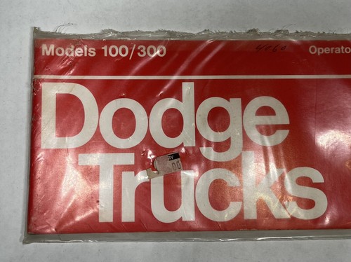 OEM NOS Dodge Trucks Models 100/300 Manual - Picture 2 of 3
