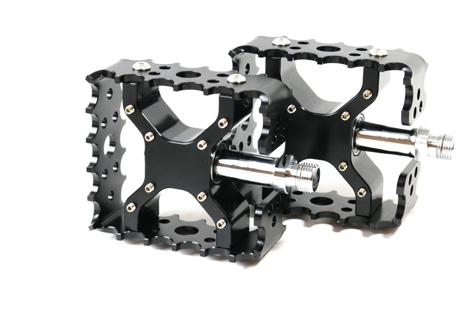 Smooth BMX Pedals 9/16 BMX 6061 billet aluminum body stainless hardware - Image 3 of 4