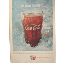 Vintage 1959 Coca-Cola Be Really Refreshed Ad Advertisement
