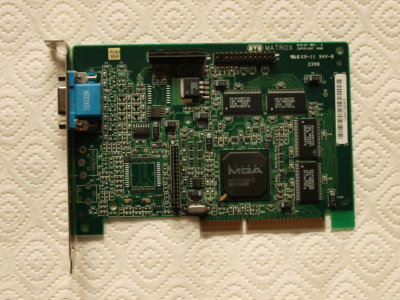Matrox G+/PROA/BBL/2D, GAH74849, VGA, AGP