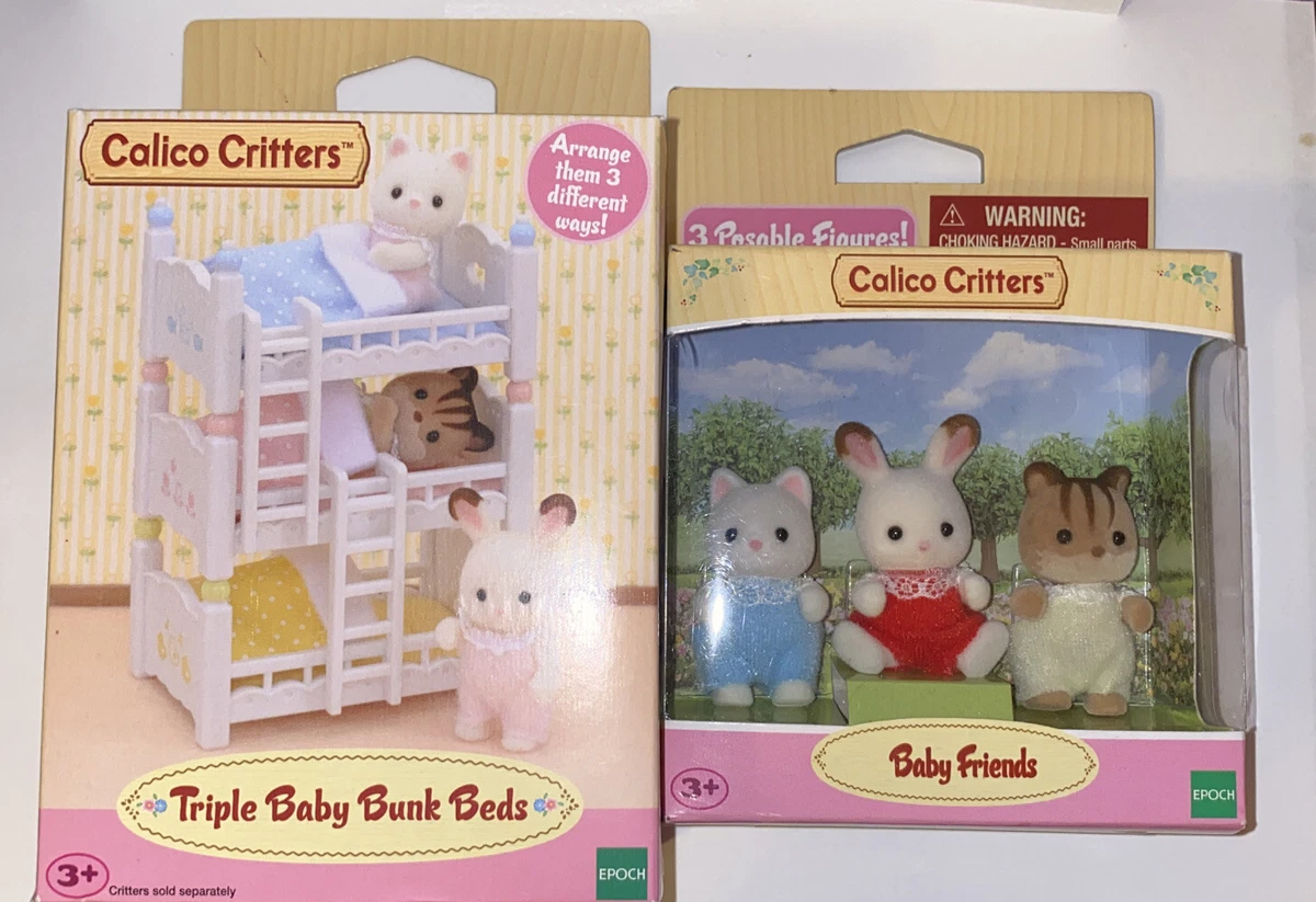 Calico critters triple baby bunk beds deals