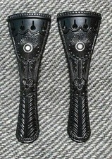 Excuisite Hand Carved Violin Tailpieces- 4/4 Size in Ebonywood- 2 Pcs Attractive