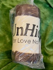 UnHide Lil’ Marsh For Love Not Fur Blanket in CHOCOLATE 50"x 60” - NEW in Pkg.