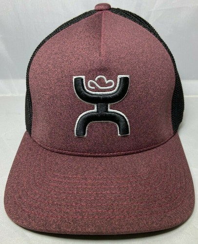 Hooey Flexfit Maroon and Black Fitted S 