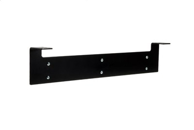 1U Vertical Hanging Wall Mount Bracket, Black, 19
