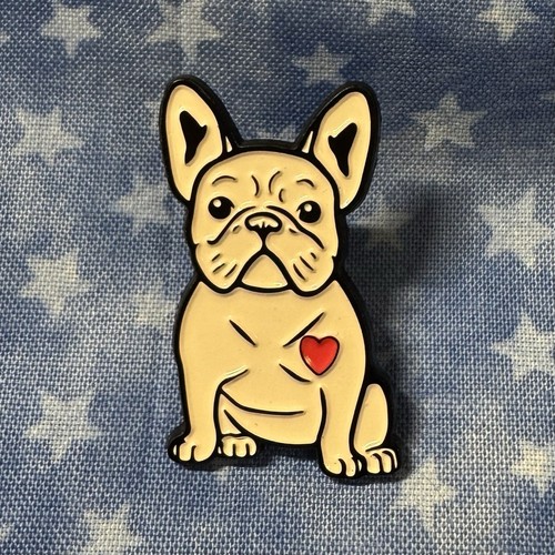 White French Bulldog / Frenchie Pin Brooch (New) | eBay