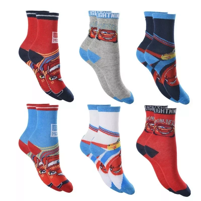 DISNEY PIXAR CARS Disney Cars Kinder Socken 6 Paar 23/26 27/30 31/34 Mädchen Jungen Strümpfe