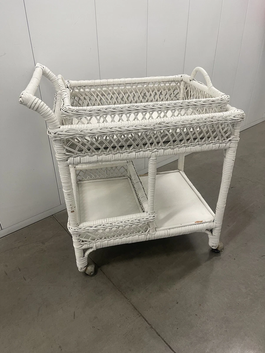 White wicker bar cheap
