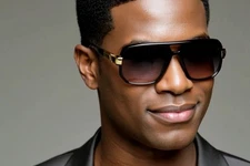 Men Sunglasses Black Lens Designer Shades Fashion Classic Hip Hop Rapper Square