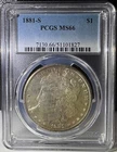 1881-S $1 Morgan Dollar PCGS MS66 Toned (827)