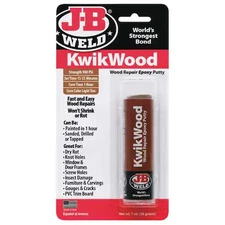 J-B Weld 8257 Putty, Stick, Kwikwood, Brown