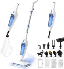Steam Mop, 14-In-1 Detachable Steam Cleaner for Home and Floor, 1300W 228°F Deep