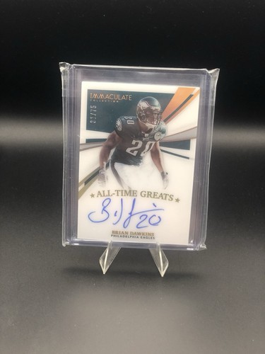 2021 Immaculate Brian Dawkins AUTO ATG-BD All Time Greats Acetate Eagles /75
