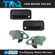 TRQ Door Handle Inside & Outside Kit Set of 4 for Chevy GMC Pickup Truck SUV NEW