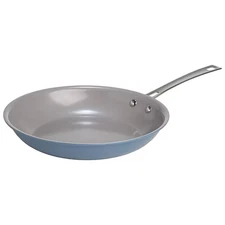 Gaia Fry Pan 11 in Dia Aluminum Dusty Blue Ceramic-Coated Non-Stick Fry Pan, 11"