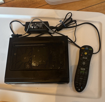 AT&T U-verse VIP2250 Set-Top Box Black w/ Remote Control USB