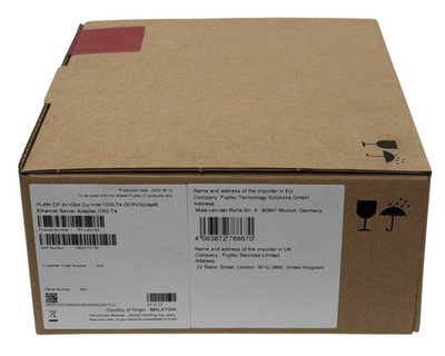 NEU Fujitsu Intel I350-T4 4x 1GbE RJ45 OCPv3 Ethernet Adapter PY-LA274U