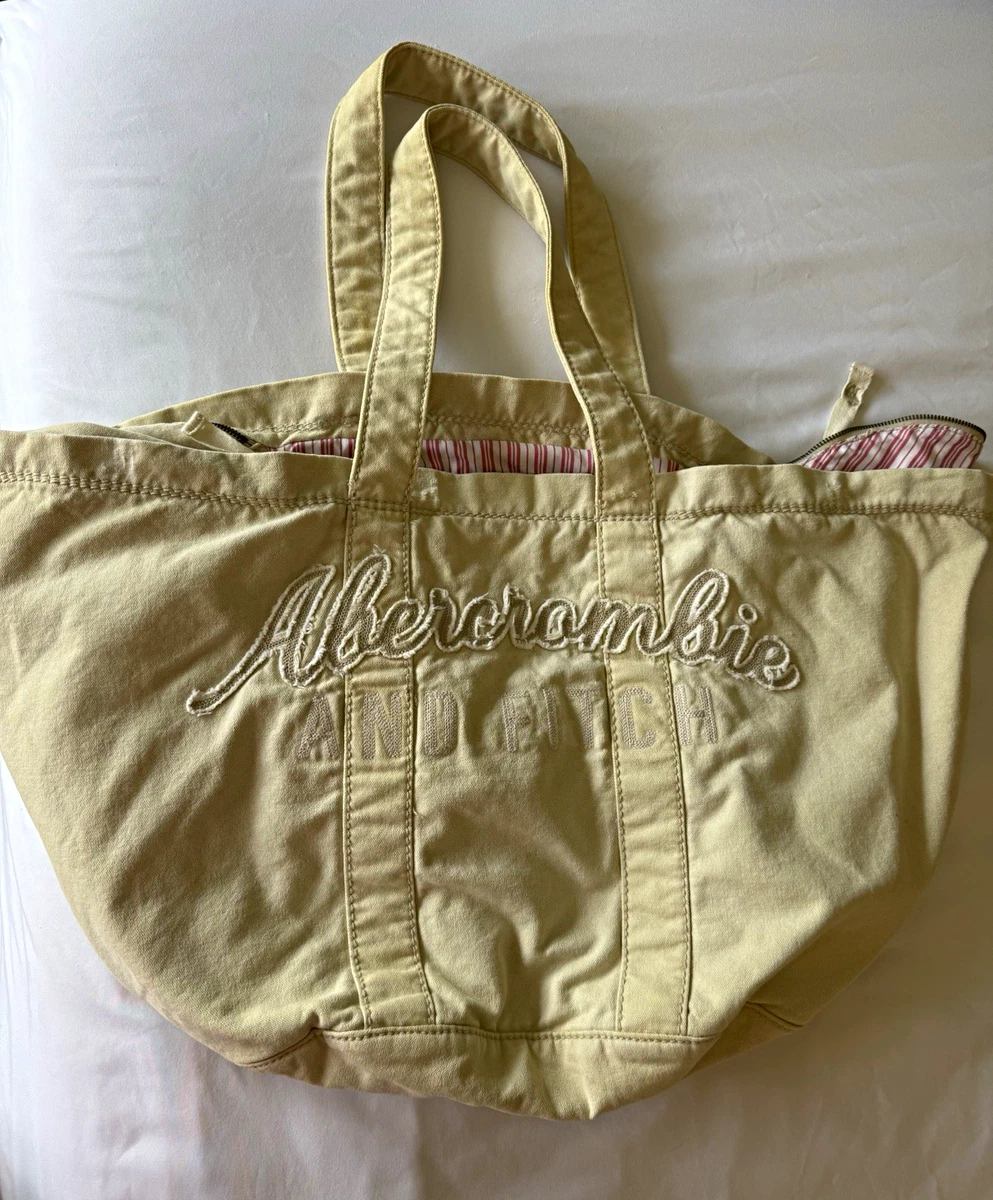 Abercrombie & Fitch Canvas Exterior Tote Bags & Handbags for Women