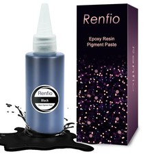 Black Pigment Paste, 4.23oz/120g Epoxy Dye High Concentrated Epoxy Resin Colo...