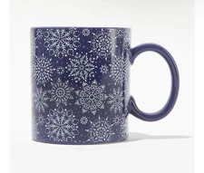 Chic & Tonic 16oz Snowflake Coffee Mug - Stoneware - New