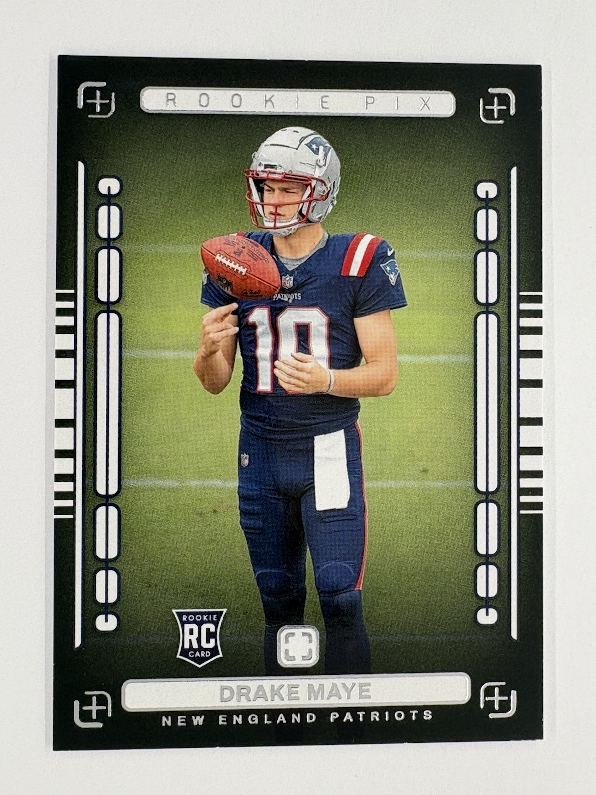 DRAKE MAYE 2024 Panini Photogenic ROOKIE PIX Insert RC Card #2, Patriots