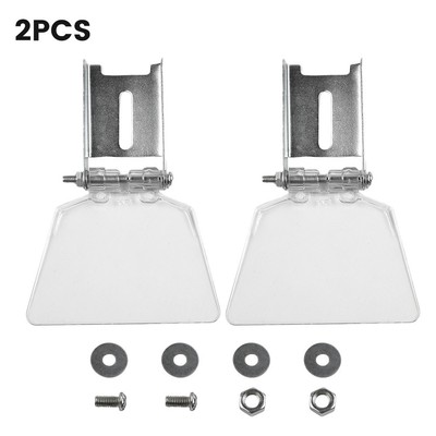 2pcs Replacement Guard Bench Grinder Eye Protection Safety Shields With Bracket