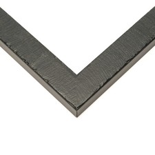 12x16 Frame Black Real Wood Picture Frame Width 1.25 inches  Interior Frame Dep