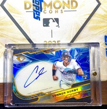 2025 Topps Diamond Icons Baseball CONNOR NORBY RC AU  /15 #ACC-CN Blue Refractor