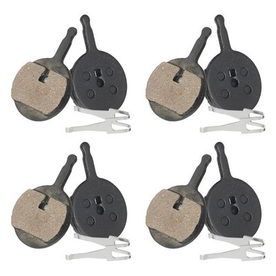4er Set Scheibenbremsbeläge 0.94'' x 1.46'' Fahrradbremsbeläge Mit Feder Schwarz