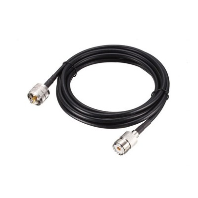 Verlustarme RG58 Koaxialkabel UHF  Buchse auf UHF PL259 Stecker 3 Meter