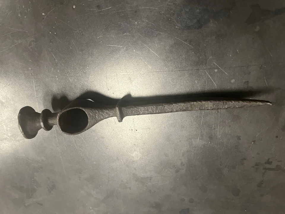 古董波兰有翼轻骑兵Nadziak战争锤Obuch Obuszek — 第 2/3 张图片