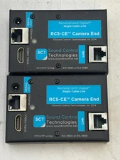 Lot of 2 Sound Control Technologies RC5-CE RemoteCam5 Digital Camera End