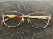Jimmy Crystal New York Amalfi Brown Eyeglass Frames Swarovski Crystals 135