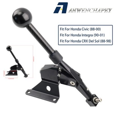B-series black short shift gearbox Civic Integra CRX Del Sol B16 B18 B20 EG EK