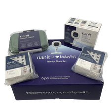 Nanit x Babylist 5-Piece Travel Bundle N322BLULT - NO subscription SOB4312