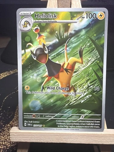 Heliolisk 177/167 Illustration Rare Twilight Masquerade Pokemon Holo Near Mint