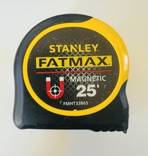 Stanley Fat Max Magnetic Tape Measure 25 ft  Tool Ruler Lock ~ FMHT33865