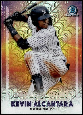 2021 Bowman Chrome #DG-7 Kevin Alcantara Dawn of Glory Mojo Refractor E1