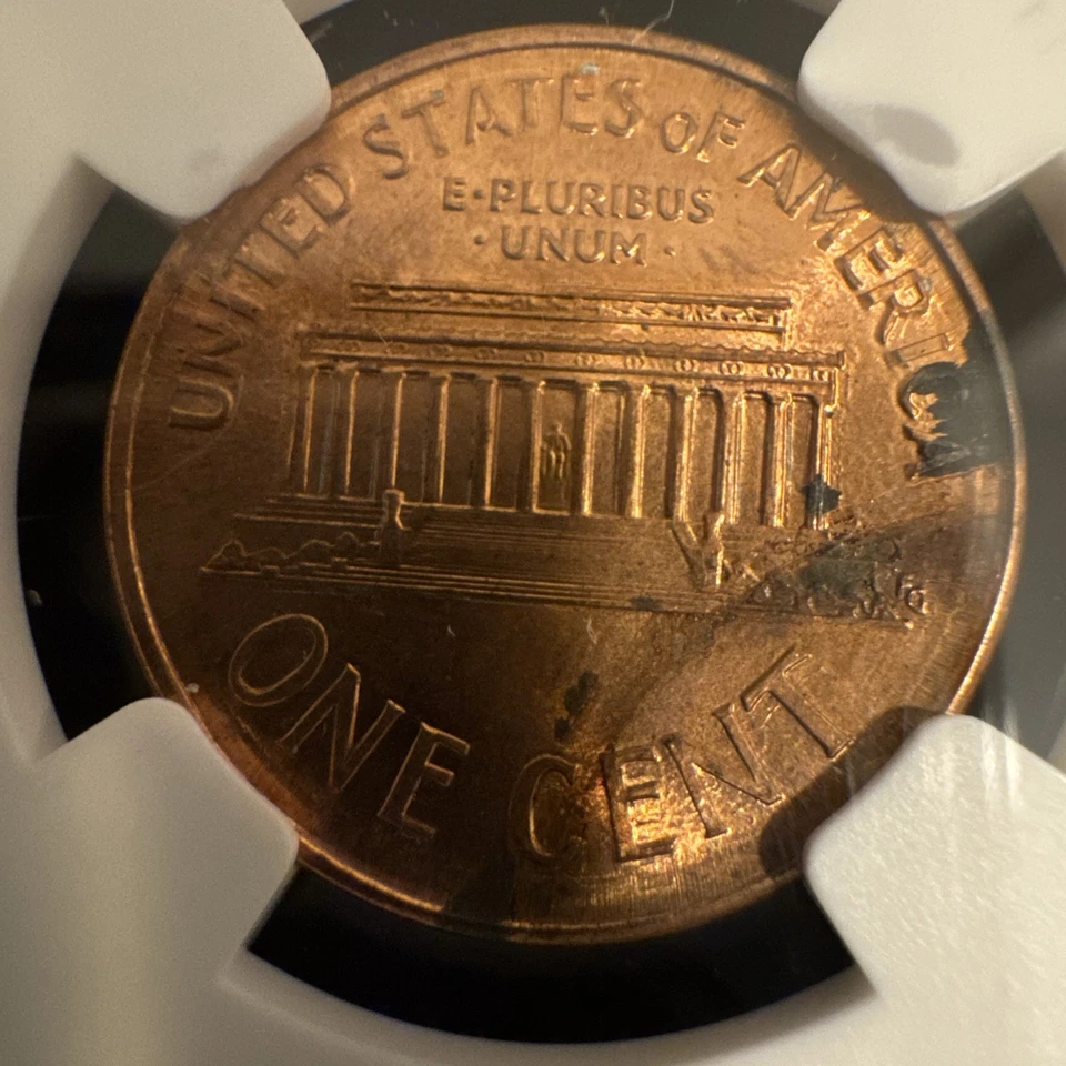 1998 Roosevelt 1C Mint Error – Broadstruck  NGC Uncirc - Don't Tread On Me Label - Image 3 of 4