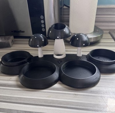 Everyday Dose Quad Vessel, Frother, And Cup Holder By Handy Andy Coffee Station