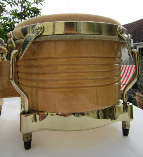 Latin Percussion LP Matador Traditional 7.25 and 8.625 Bongos, Siam Oak Shells, - Picture 4 of 21