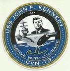 2 USS JOHN F KENNEDY CVN-79 U.S.NAVY STICKERS War AIRCRAFT CARRIER SAILOR USA — photo 1