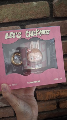 THE MONSTERS Let's Checkmate Series-Mug Labubu (Pink) - ✅️US Seller - Picture 1 of 3