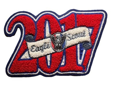 NESA Eagle Scout 2017 Chenille Patch 6 X 4