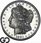 1883-O Morgan Silver Dollar, New Orleans Mint, Choice Unc, Proof-Like Surfaces