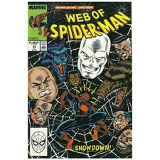 Web of Spider-Man #55 - 1985 series Marvel comics VF+ Full description below [x`